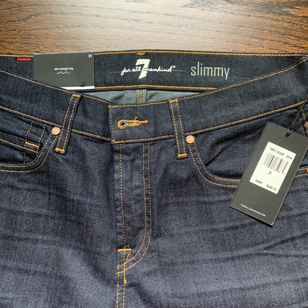 NWT 7 For All Mankind Men’s Airweft Denim -slimmy
